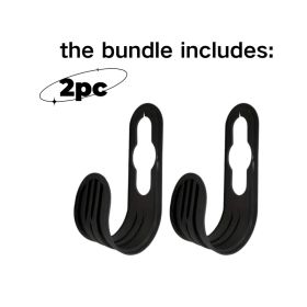 2pcs Garden Hose Hanger,Water Hose Holders For Outside,Portable Hose Holder,Garden Hose Carrier,Garden Hose Holder-Wall Mounted Tap Watering Hose (Option: Black-2pcs)