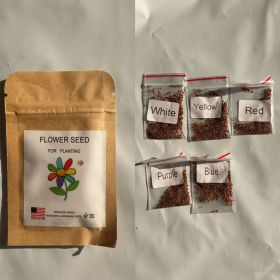 5 Colors Of Seeds,mix Creeping Mixed Climbing Plants,l000pts Family Seeds (Option: 5 colors)