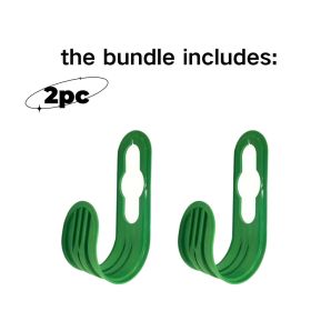 2pcs Garden Hose Hanger,Water Hose Holders For Outside,Portable Hose Holder,Garden Hose Carrier,Garden Hose Holder-Wall Mounted Tap Watering Hose (Option: Green-2pcs)